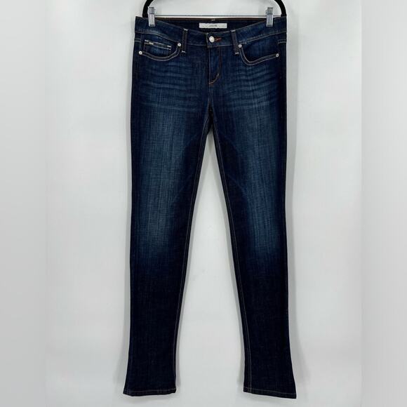 Joe’s Chelsea Skinny Jeans Ryder Dark Wash Blue Distressed Stretch Pocket 29 - Picture 1 of 12